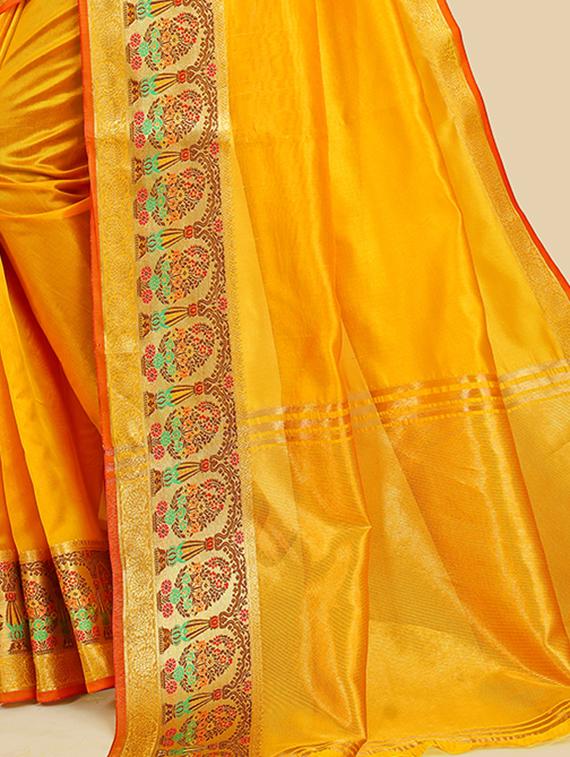 women's banarasi saree with blouse - 19690201 - Standard Image - 2