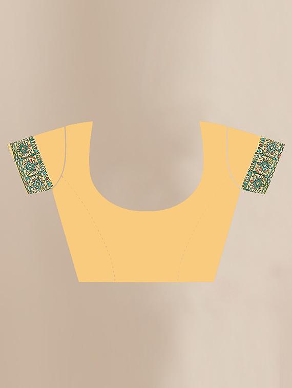 floral embroidered saree with blouse - 19690221 - Standard Image - 2