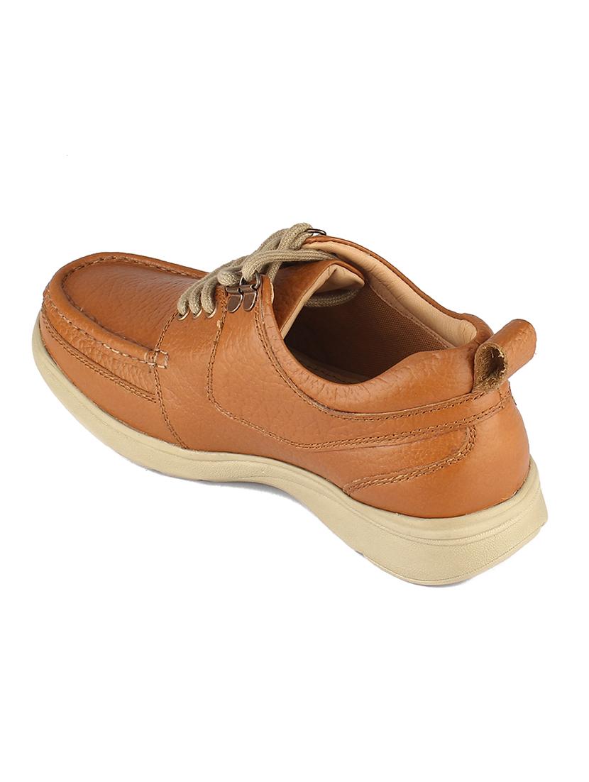 tan leather lace up shoes - 19690271 - Standard Image - 2