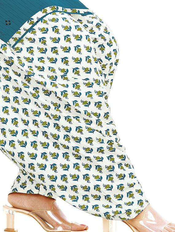 printed unstitched patiyala suit set - 19690754 - Standard Image - 2