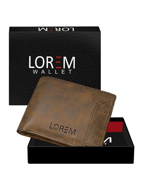 brown leatherette wallet - 19690865 -  Standard Image - 0