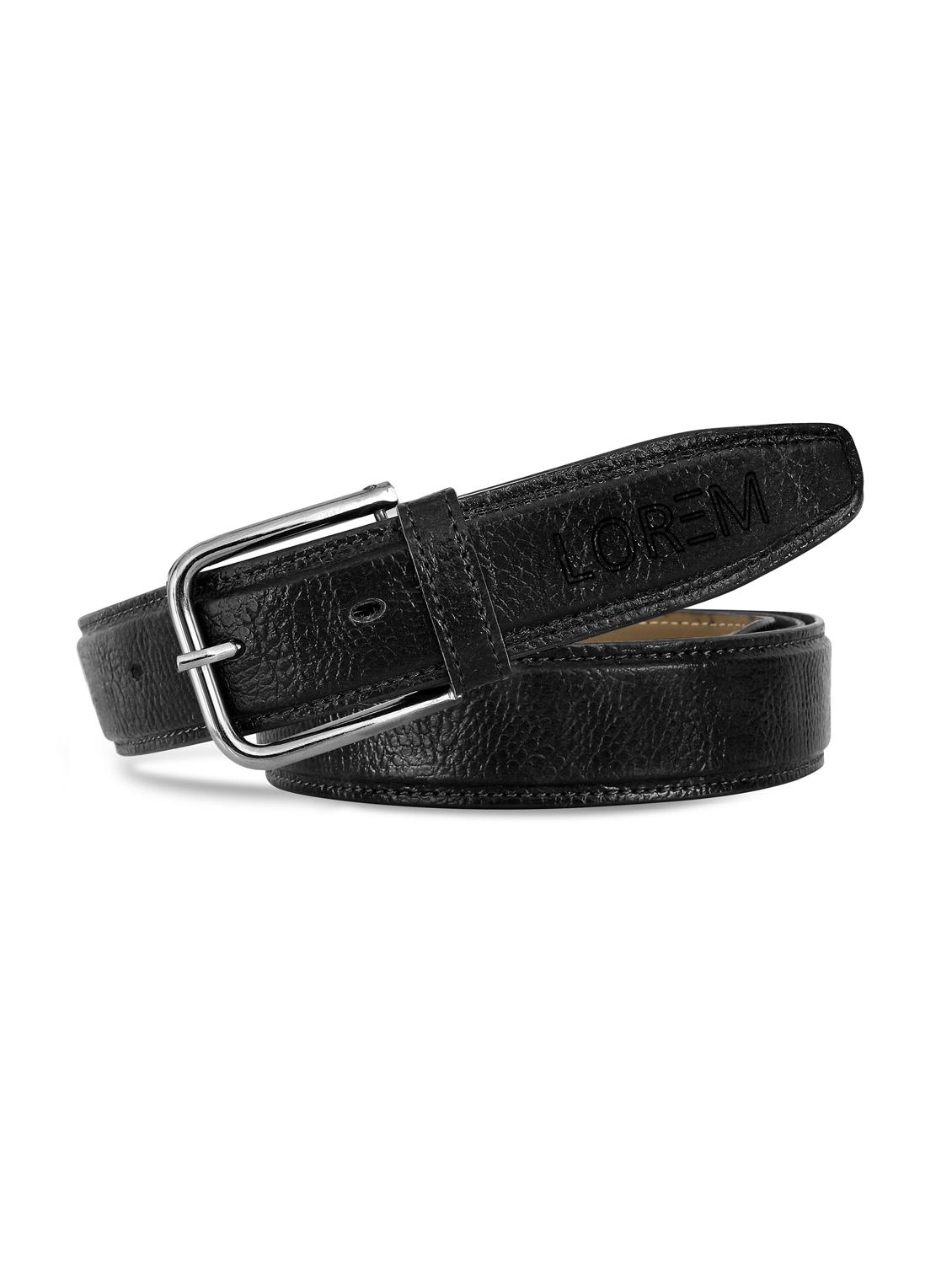 black leatherette belt - 19690941 - Standard Image - 2