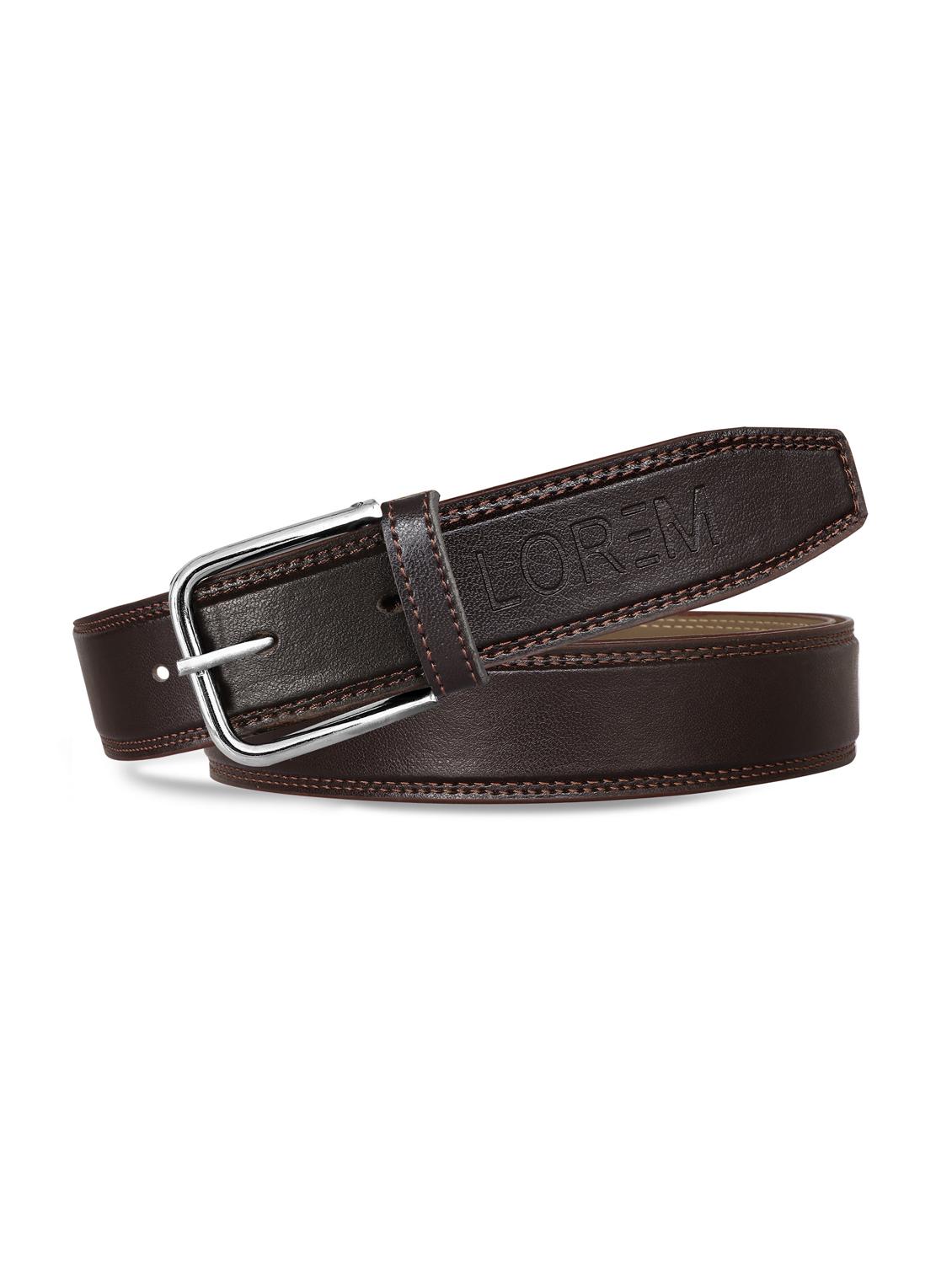 brown leatherette belt - 19690965 - Standard Image - 2