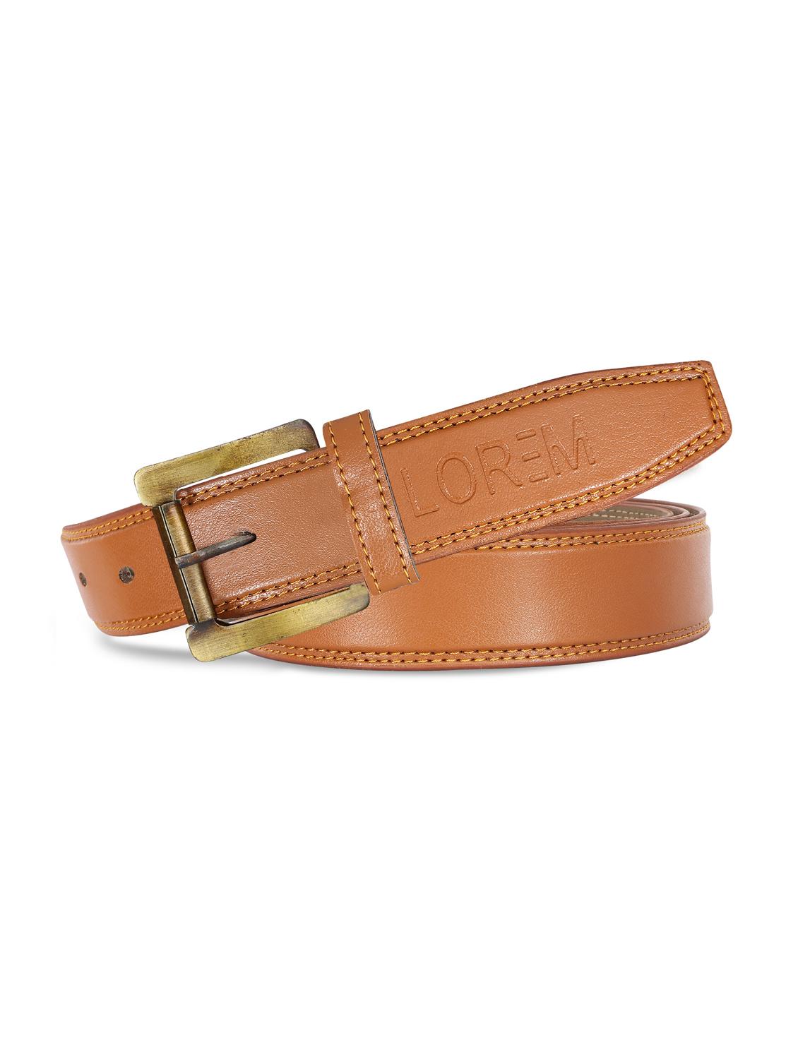 orange leatherette belt - 19690968 - Standard Image - 2