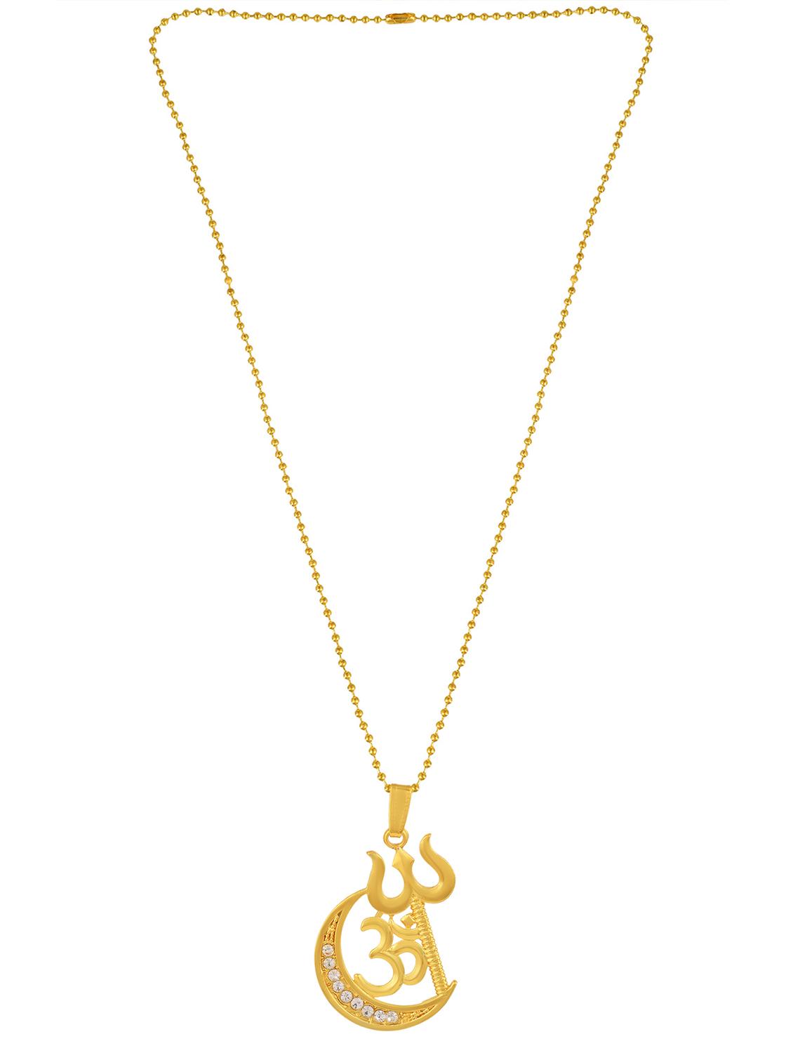 men's gold plated pendant - 19691018 - Standard Image - 2
