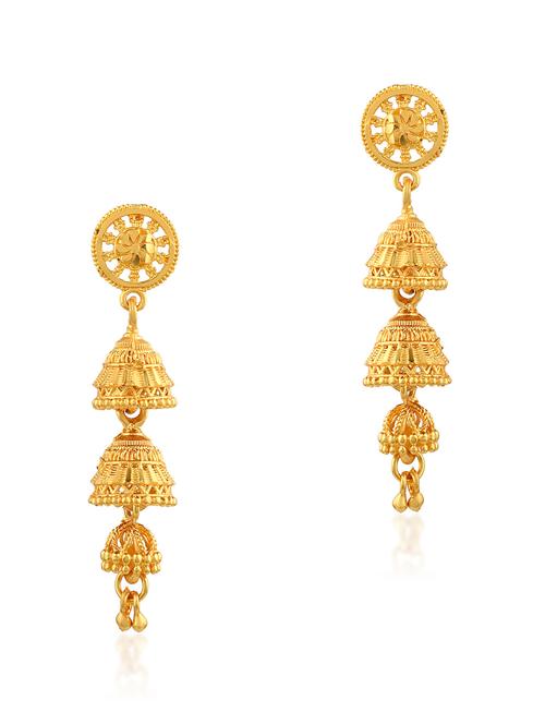 women's gold plated earring - 19691136 -  Standard Image - 0