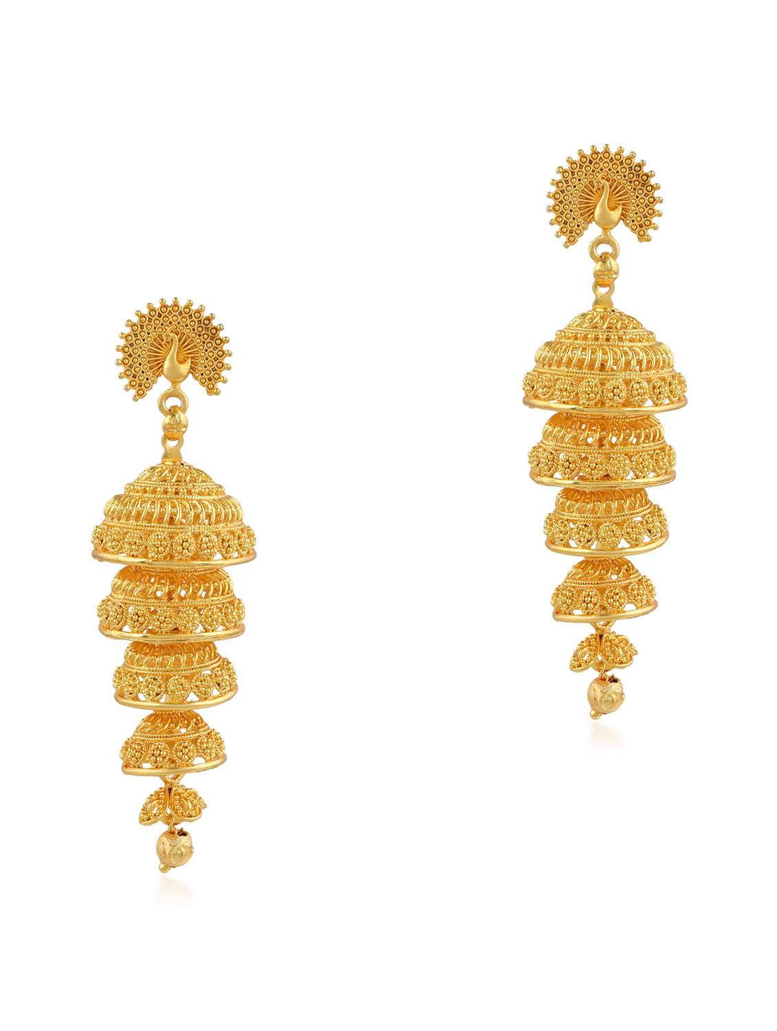 women's gold plated earring