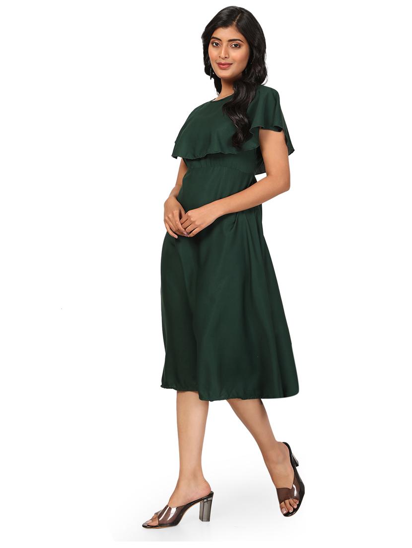 solid a-line dress - 19691249 - Standard Image - 2