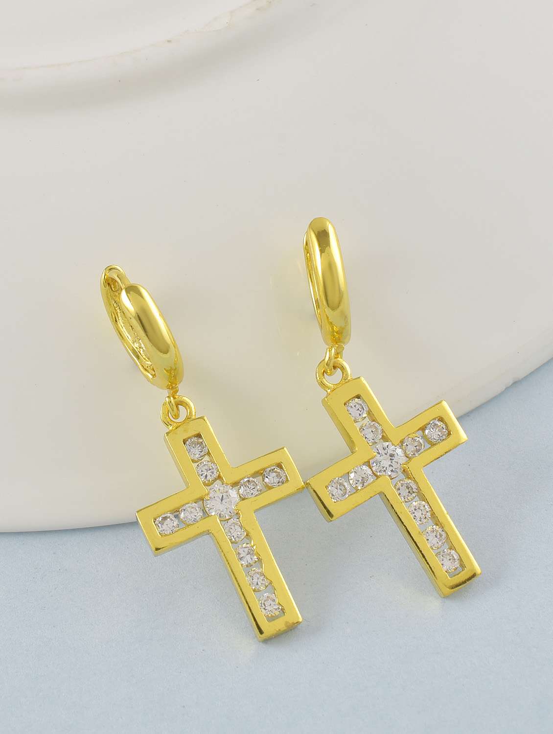 women gold plated earring - 19691417 - Zoom Image - 0