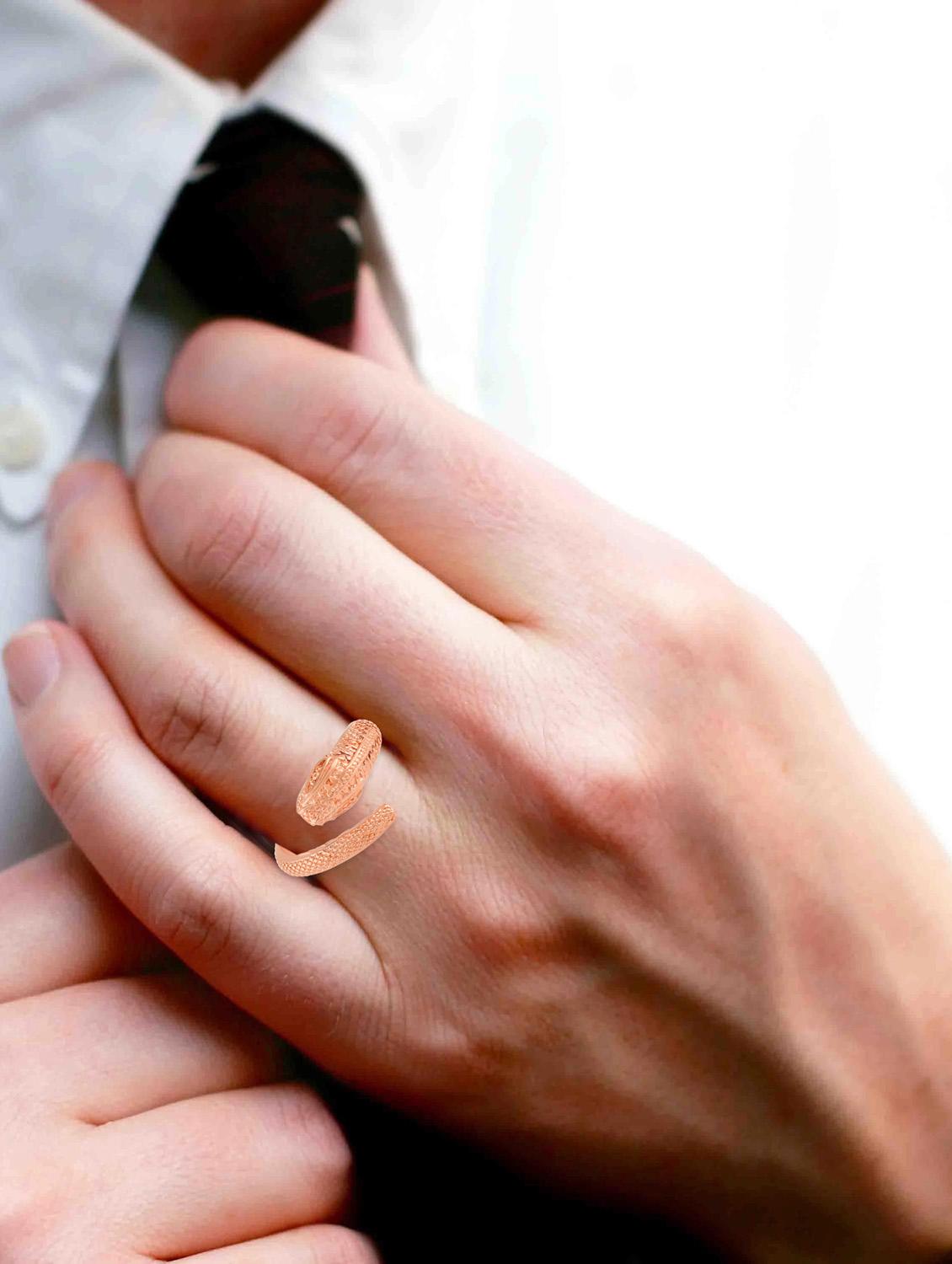 men copper plated finger ring - 19691491 - Standard Image - 2
