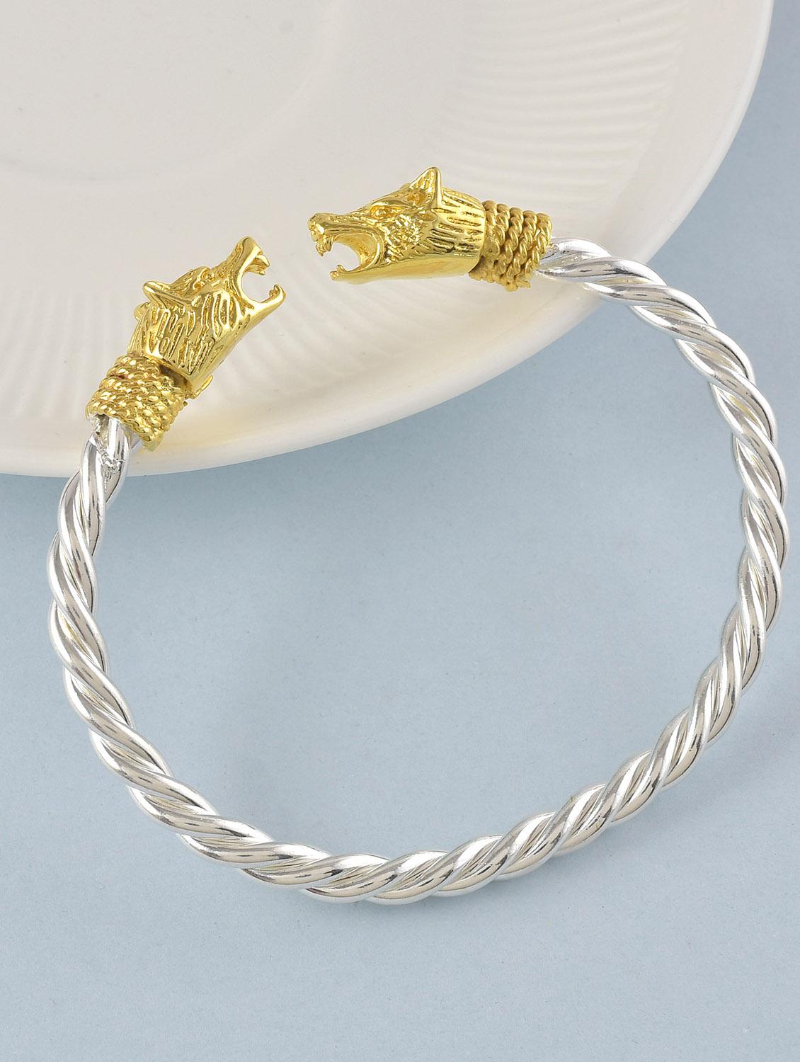 men silver plated bracelet - 19691654 - Zoom Image - 0