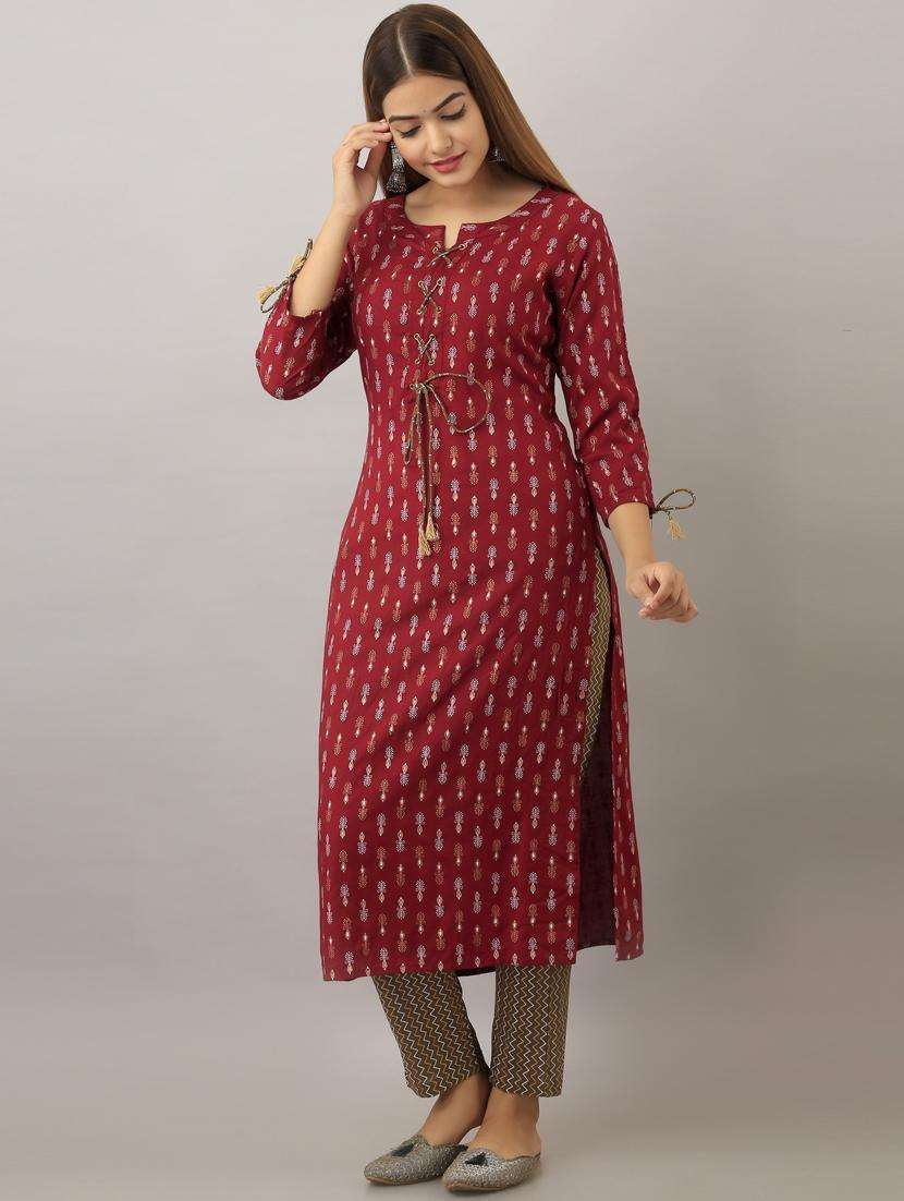 women's straight kurta - 19693674 -  Standard Image - 2