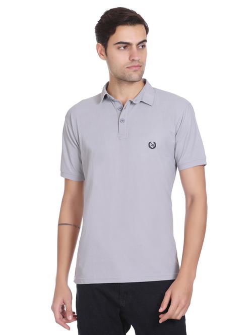men solid short sleeve regular fit polo t-shirt - 19694548 -  Standard Image - 0
