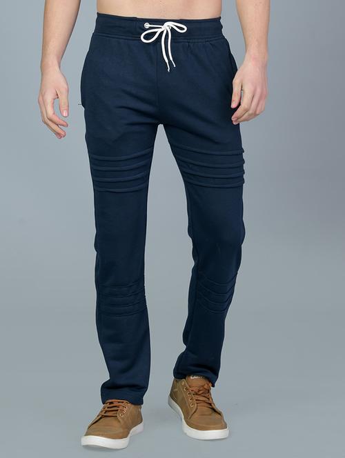 mid rise solid ankle length track pant - 19694573 -  Standard Image - 0