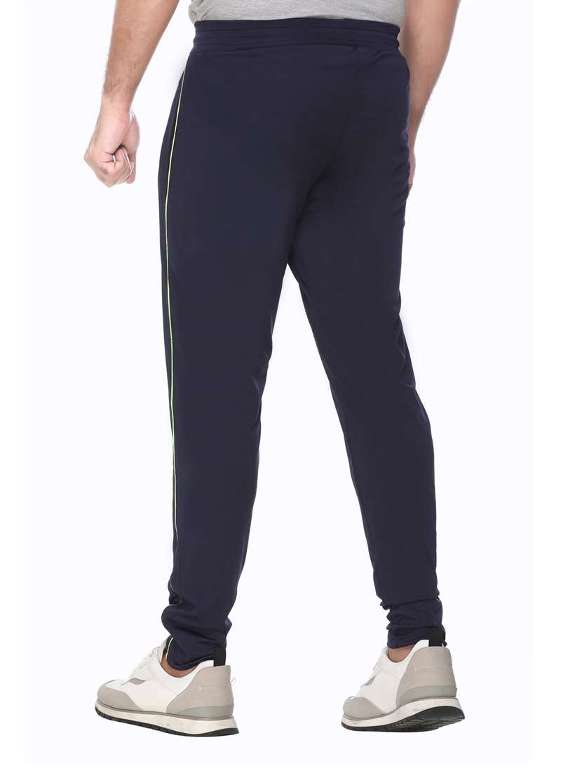 mid rise solid ankle length track pant - 19694595 -  Standard Image - 2