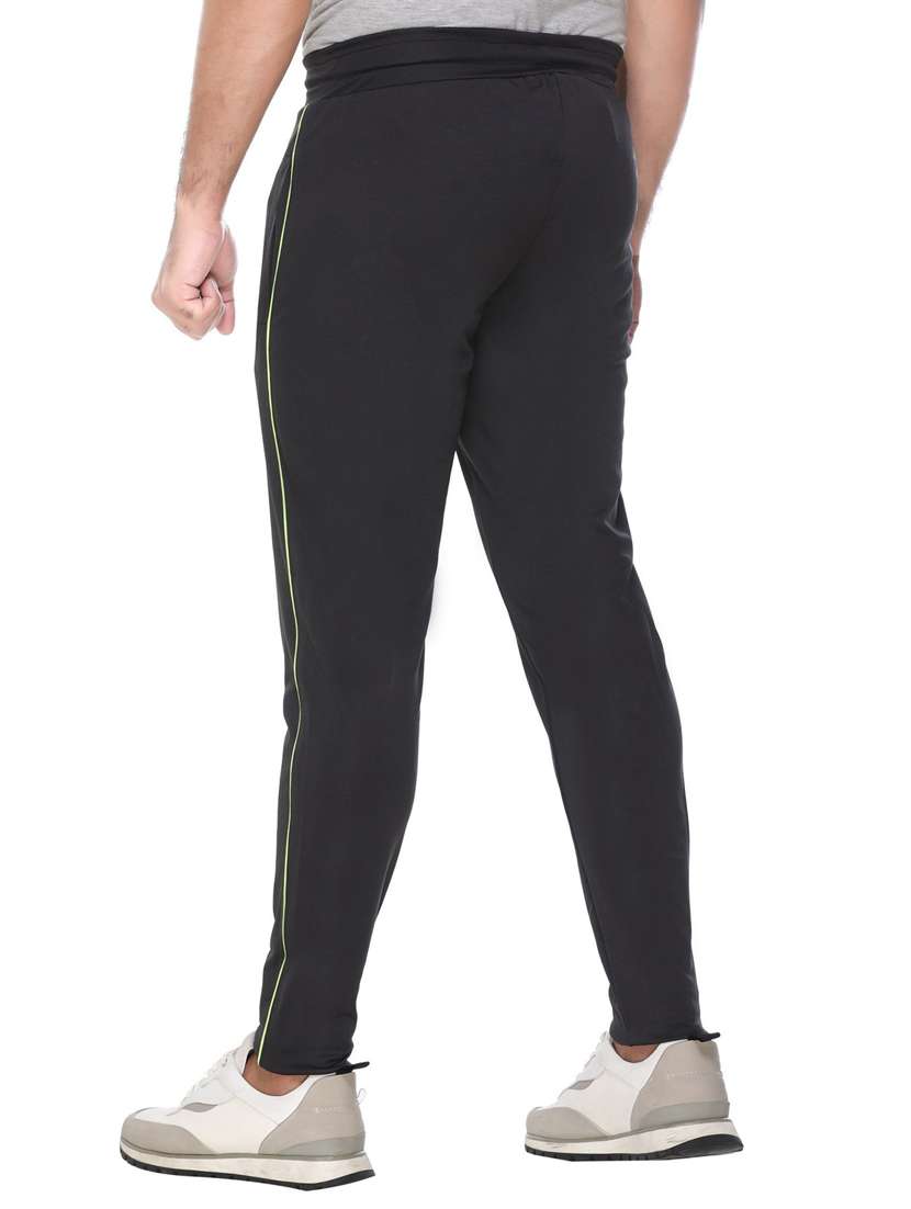 mid rise solid ankle length track pant - 19694596 -  Standard Image - 2
