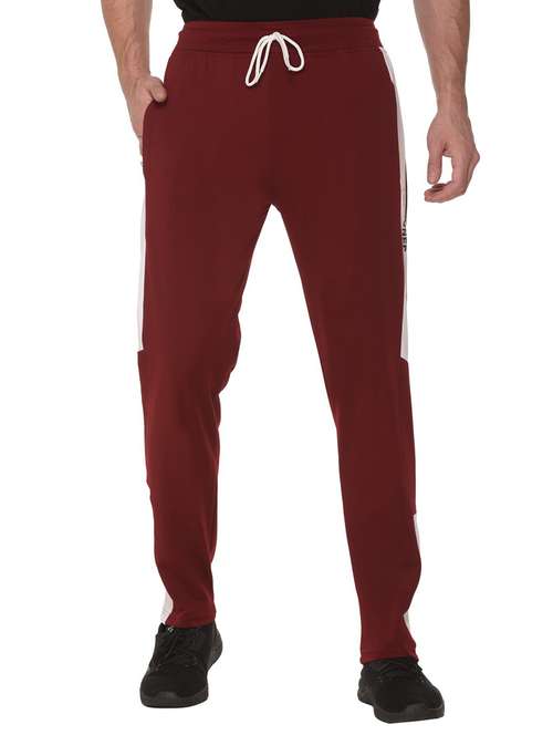 mid rise solid ankle length track pant - 19694598 - Standard Image - 0
