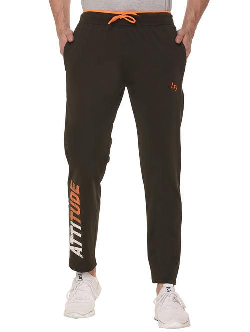 mid rise solid ankle length track pant - 19694609 - Standard Image - 0