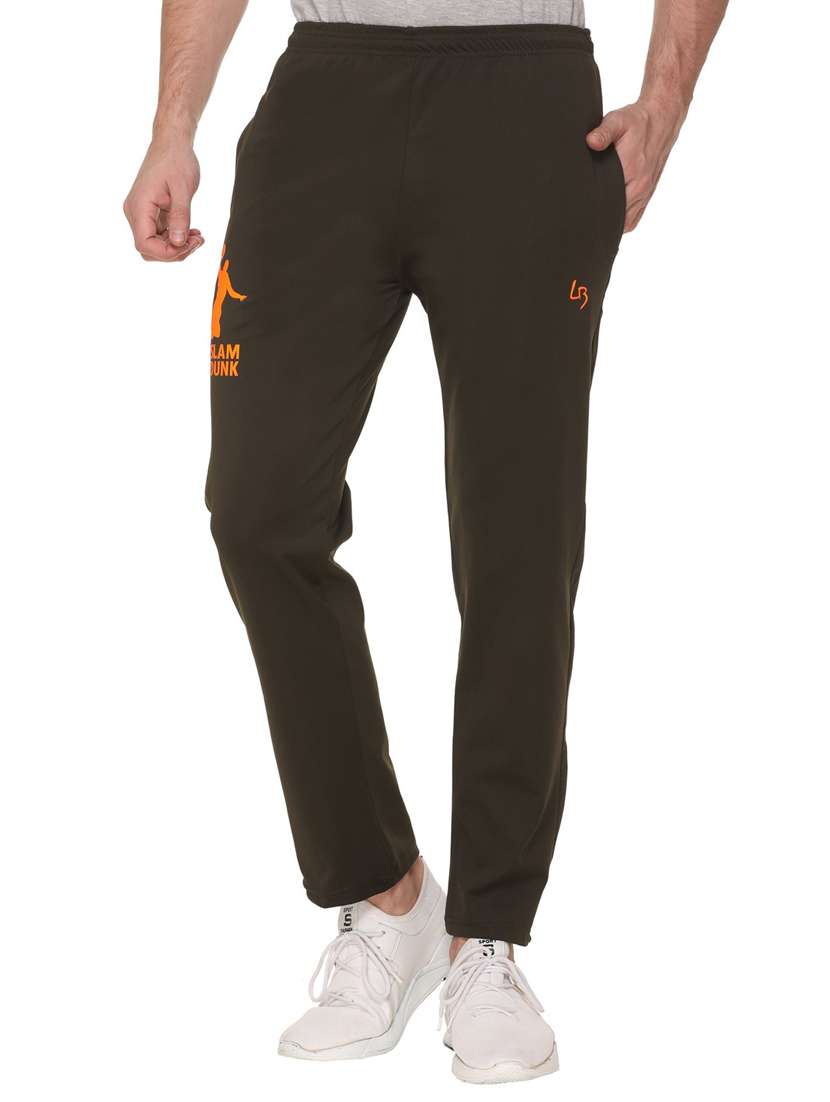 mid rise solid ankle length track pant - 19694615 -  Zoom Image - 0