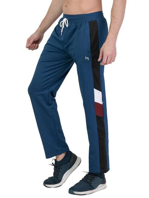 midrise color block  ankle length track pant - 19694636 -  Standard Image - 0