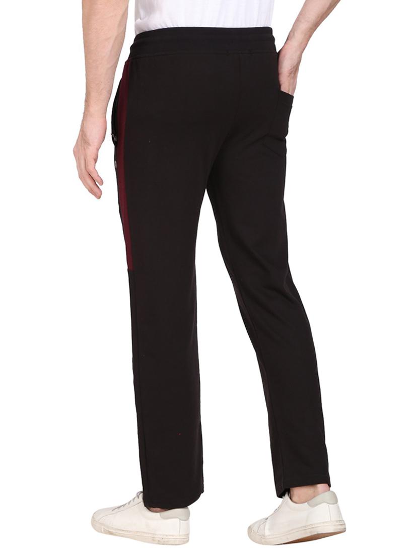mid rise solid ankle length track pant - 19694667 - Standard Image - 2