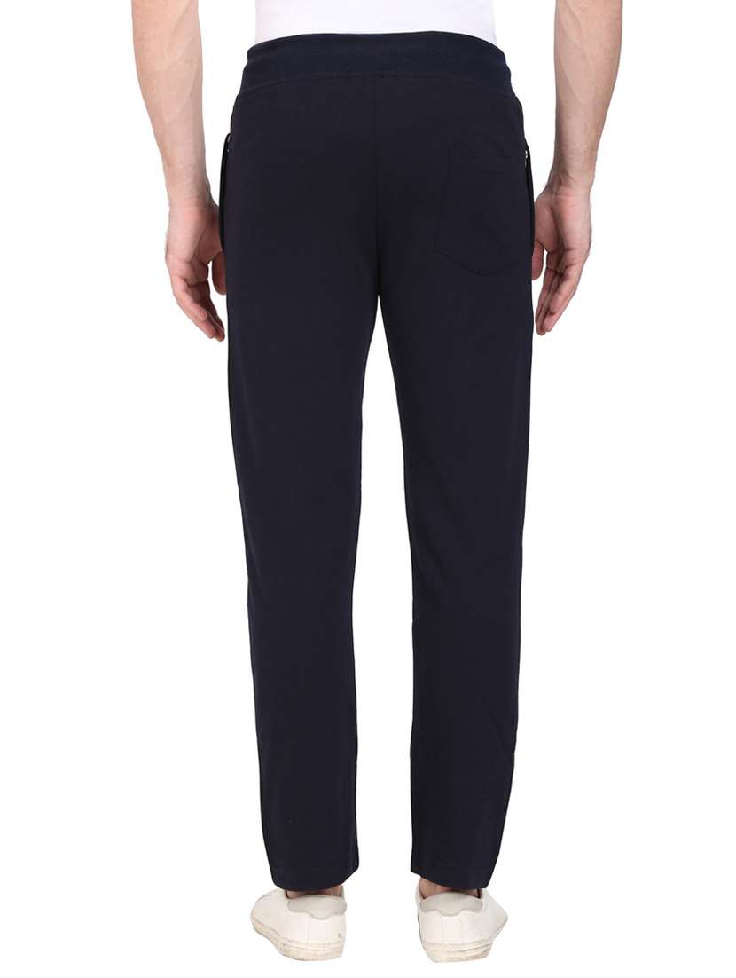 mid rise solid ankle length track pant - 19694686 - Standard Image - 2