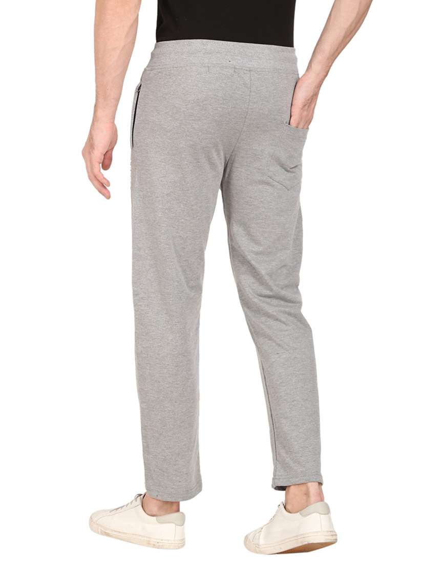mid rise solid ankle length track pant - 19694687 - Standard Image - 2
