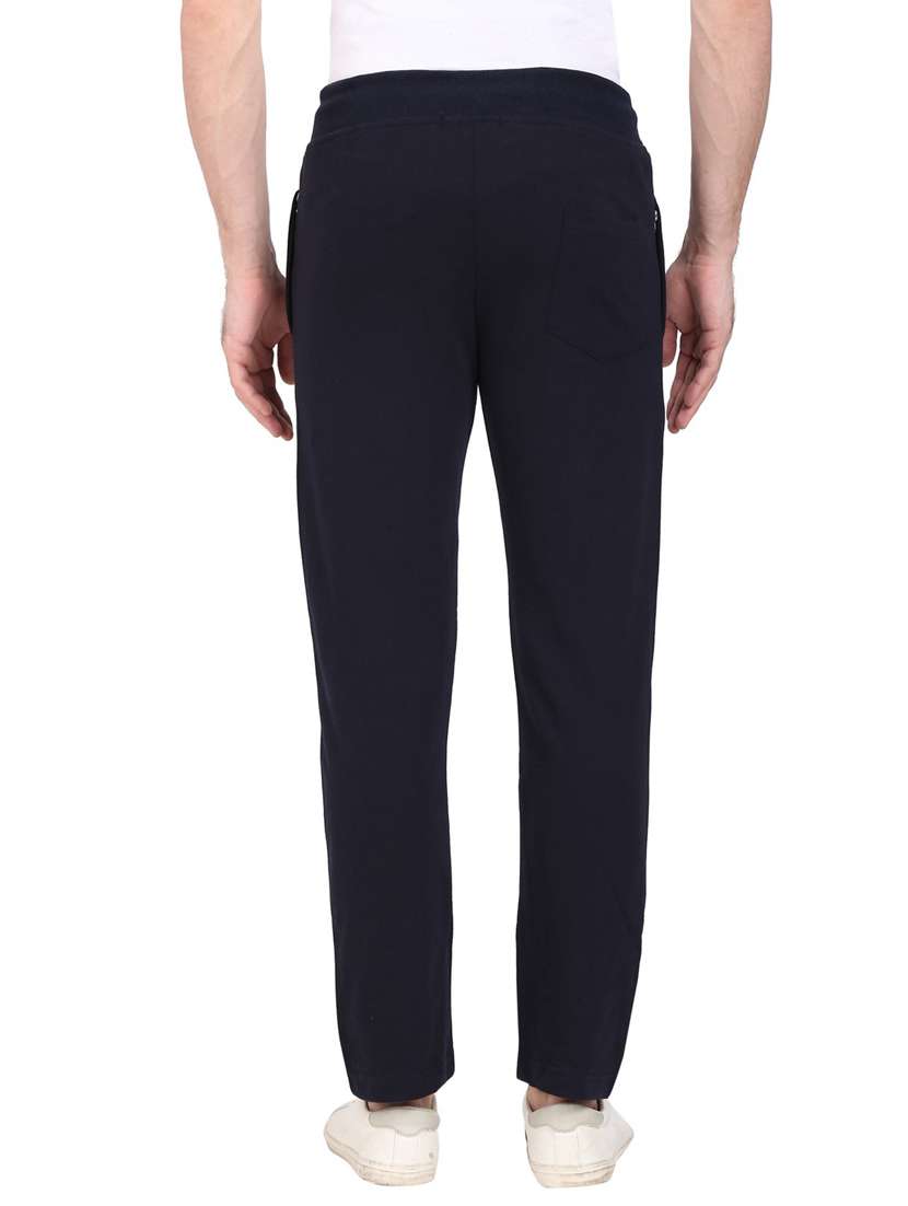mid rise solid ankle length track pant - 19694691 - Standard Image - 2