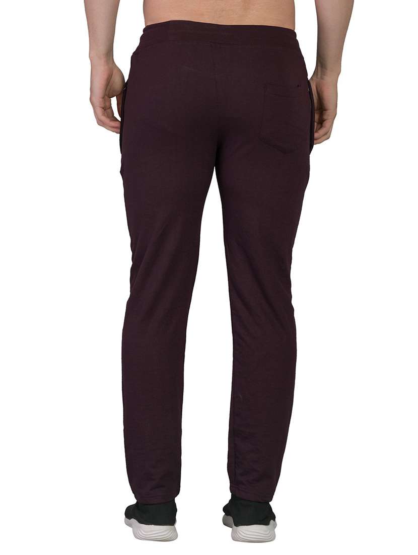 mid rise solid ankle length track pant - 19694694 - Standard Image - 2