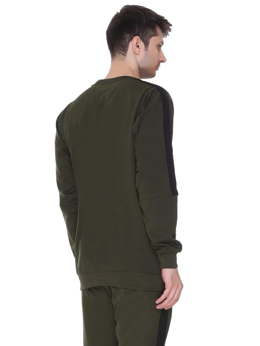 mens chest print sweatshirt - 19694730 - Standard Image - 2