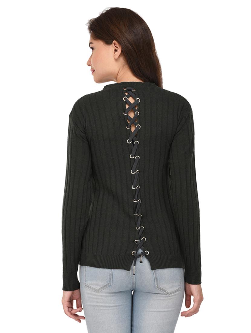 criss cross solid cardigan - 19694784 - Standard Image - 2