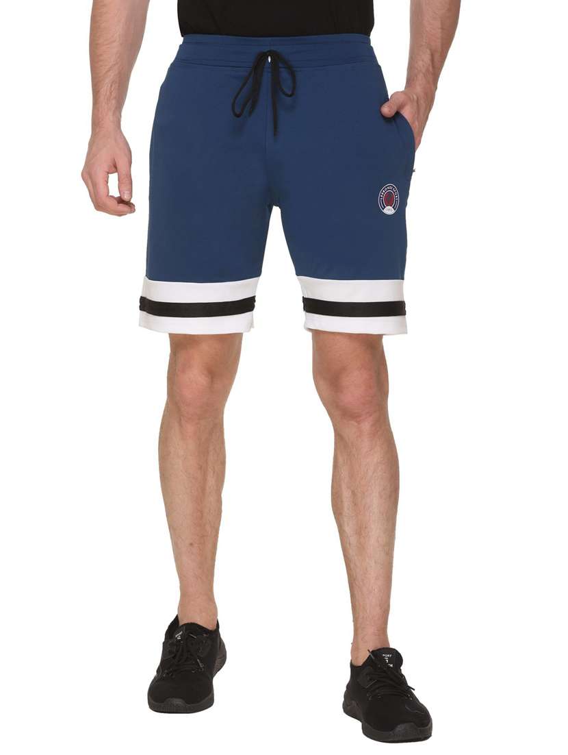 men's mid rise sports wear shorts - 19694843 -  Zoom Image - 0