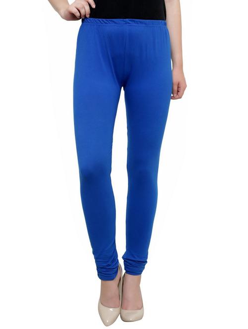 blue cotton solid legging - 19694890 -  Standard Image - 0