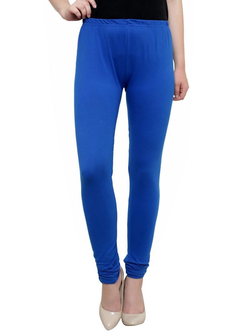 blue cotton solid legging - 19694890 -  Zoom Image - 0