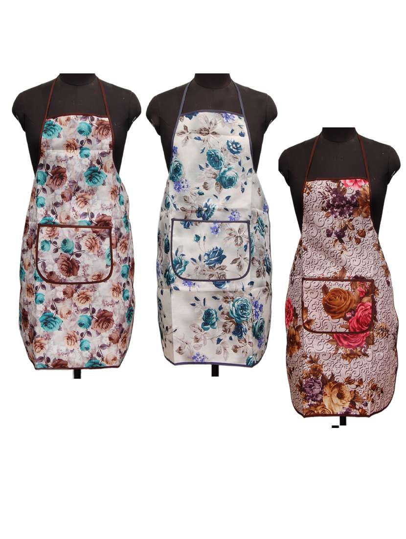 winner floral printed apron combo