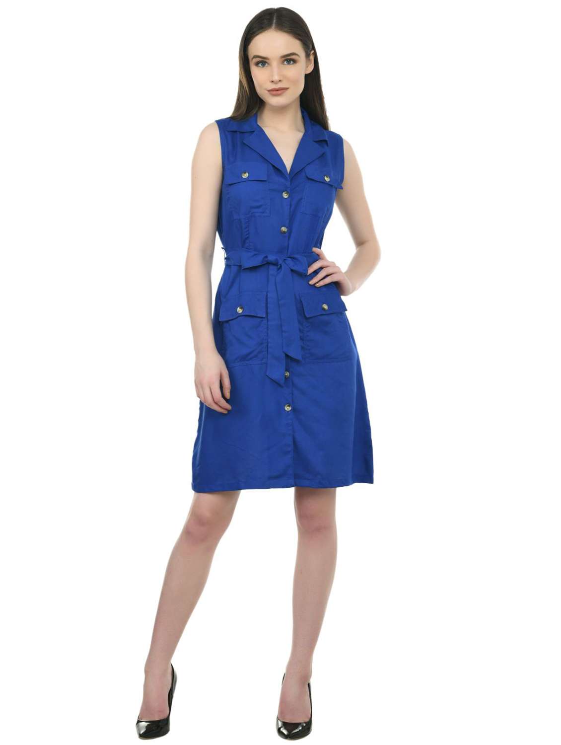 women's shirt solid dress