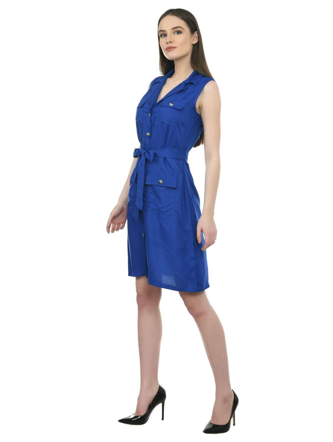 women's shirt solid dress - 19695599 -  Standard Image - 2