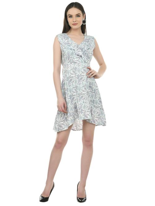women's asymmetric printed dress - 19695604 -  Standard Image - 0