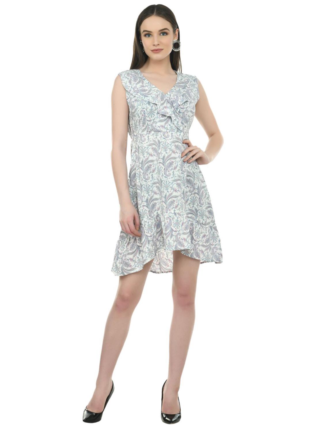 women's asymmetric printed dress - 19695604 -  Zoom Image - 0