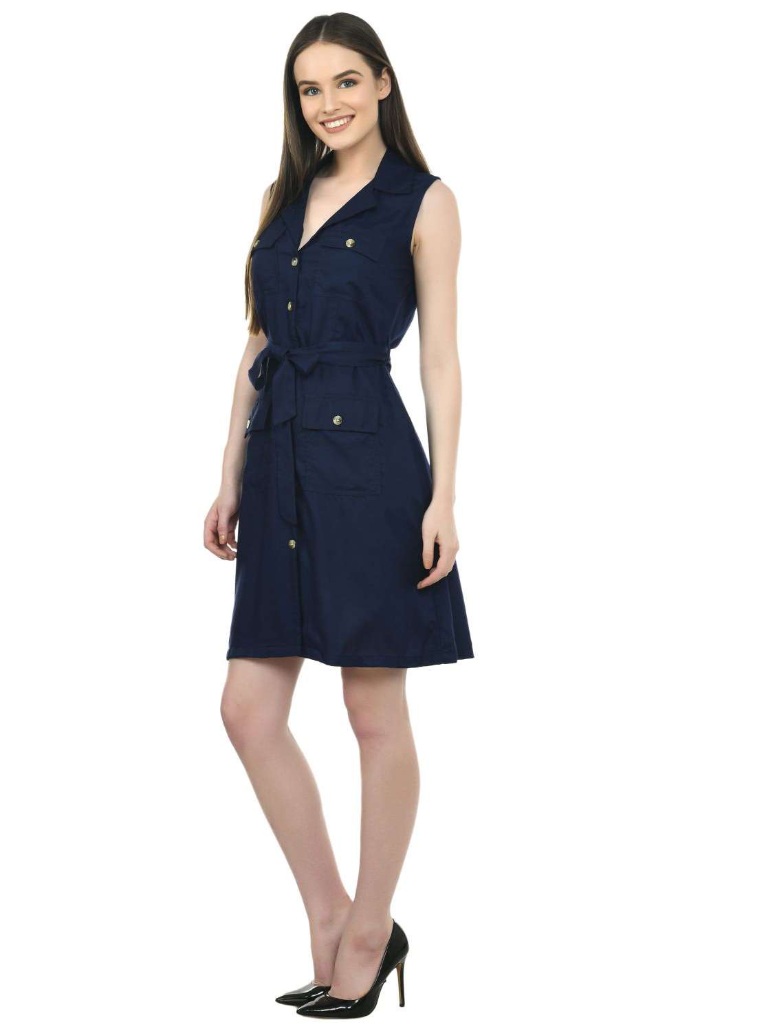 solid shirt dress - 19695621 -  Standard Image - 2
