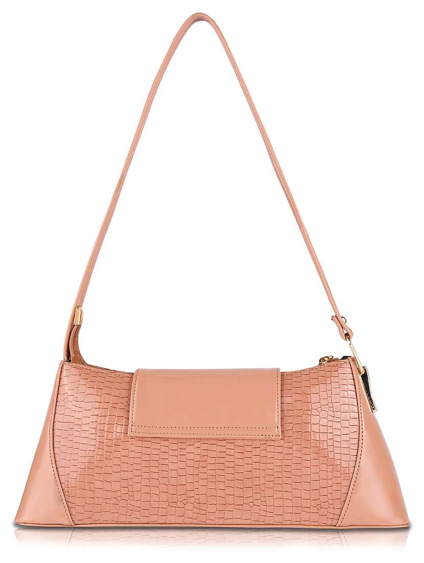 tan leatherette (pu) handbag
