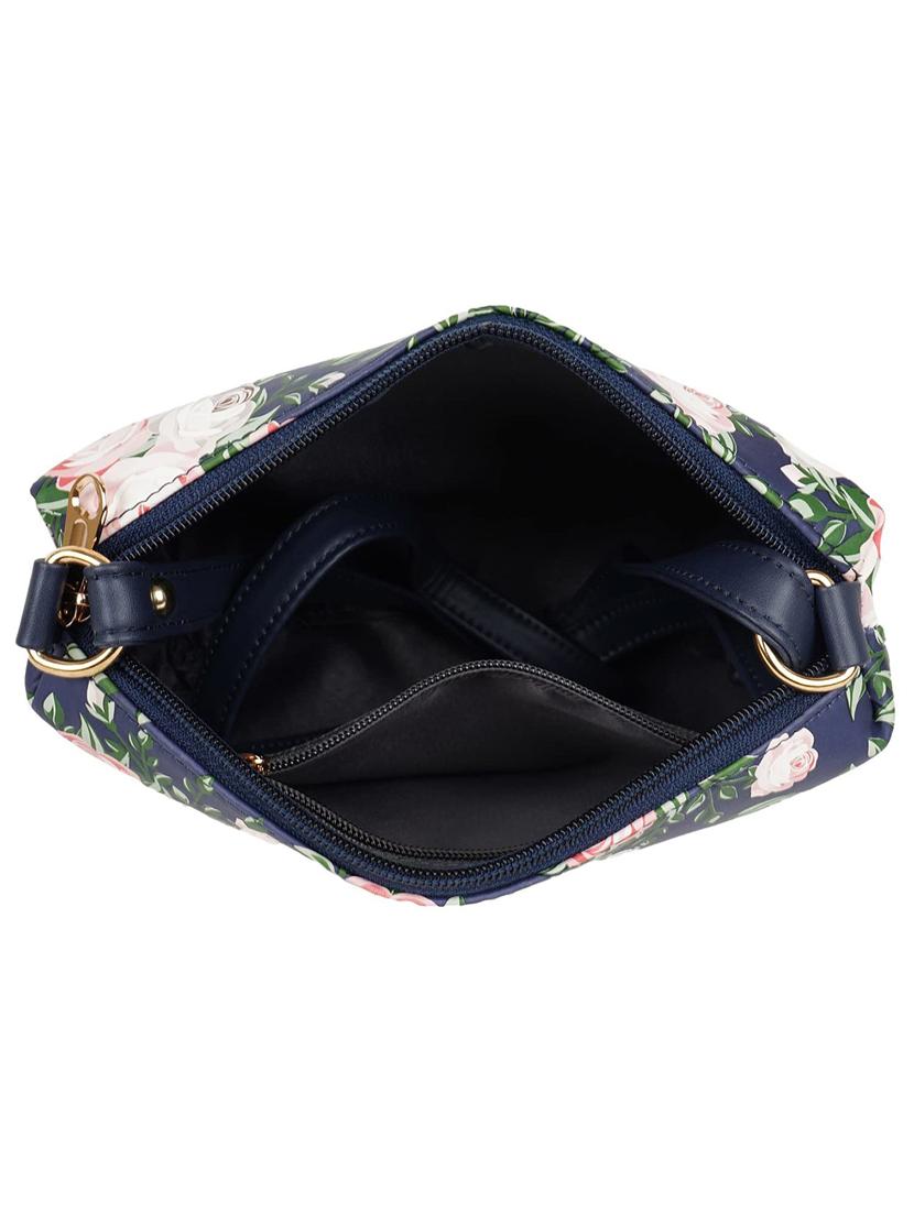 blue leatherette (pu) sling bag - 19695754 - Standard Image - 2