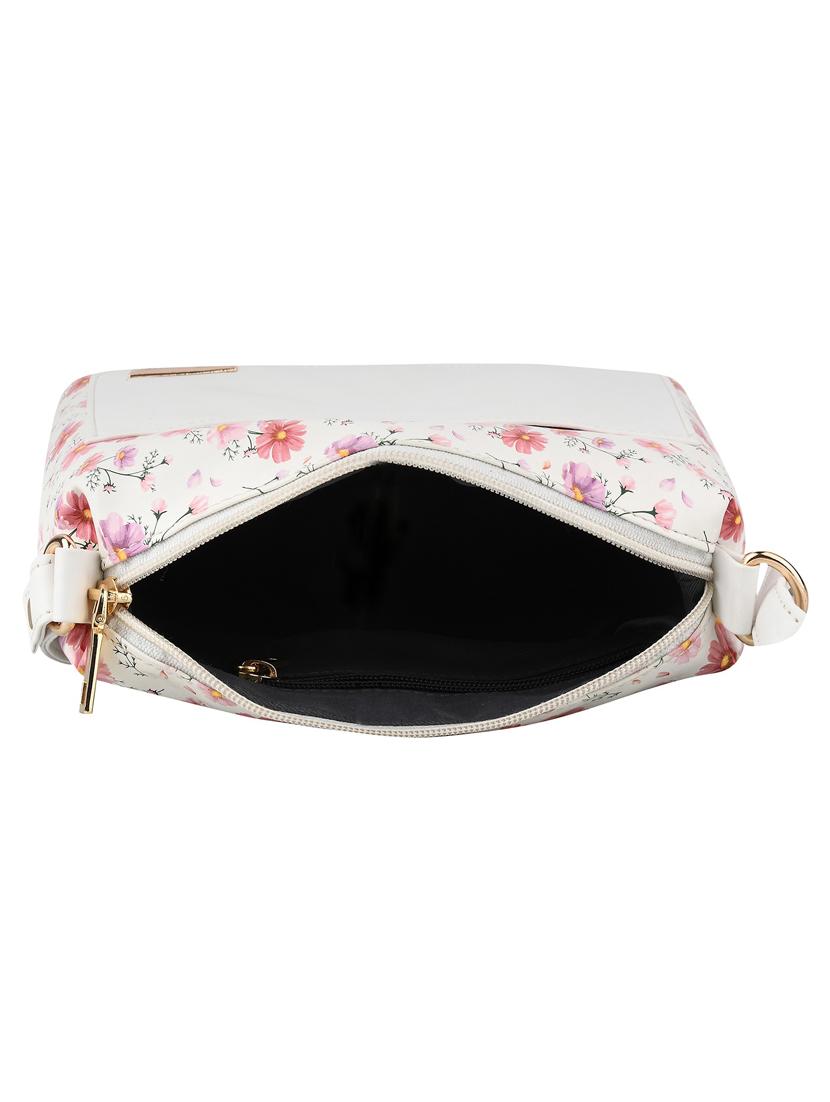 white leatherette (pu) sling bag - 19695766 - Standard Image - 2