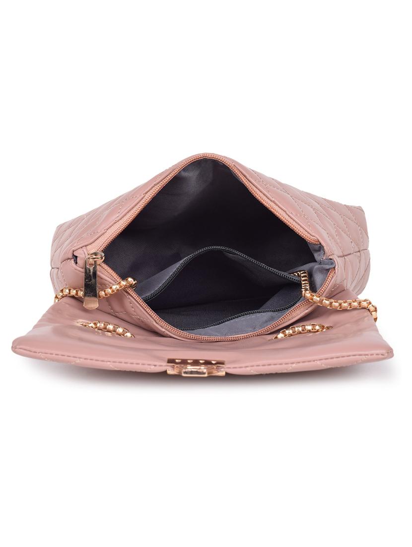 beige leatherette (pu) sling bag - 19695796 - Standard Image - 2