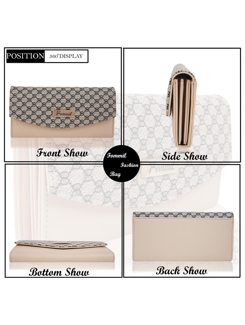 beige leatherette (pu) handbag - 19695834 - Standard Image - 2