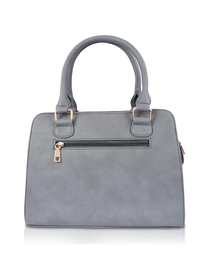 grey leatherette (pu) handbag - 19695908 - Standard Image - 2