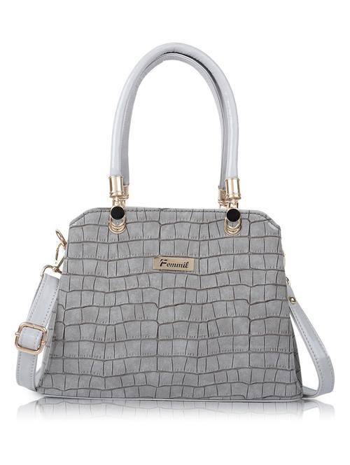grey leatherette (pu) sling bag - 19695955 -  Standard Image - 0