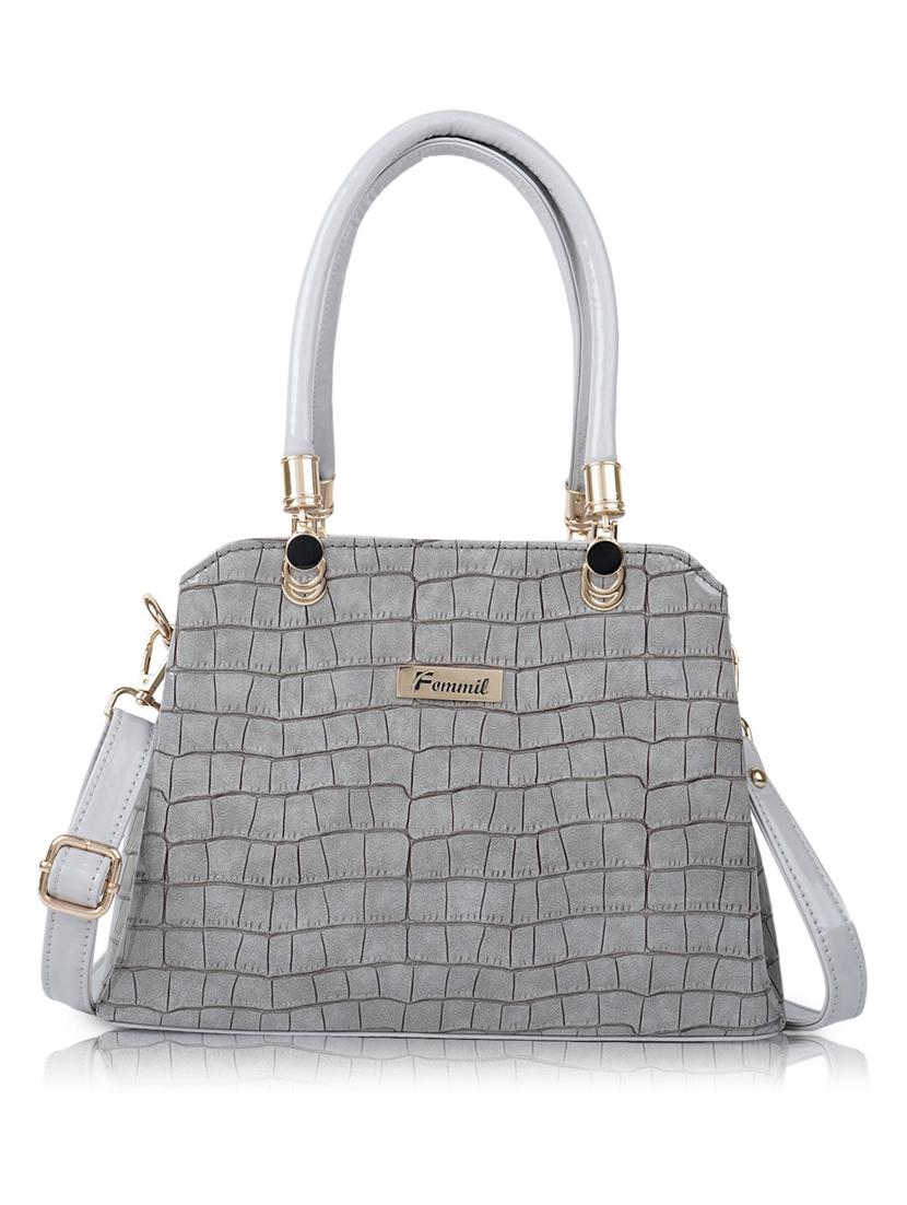 grey leatherette (pu) sling bag - 19695955 -  Zoom Image - 0