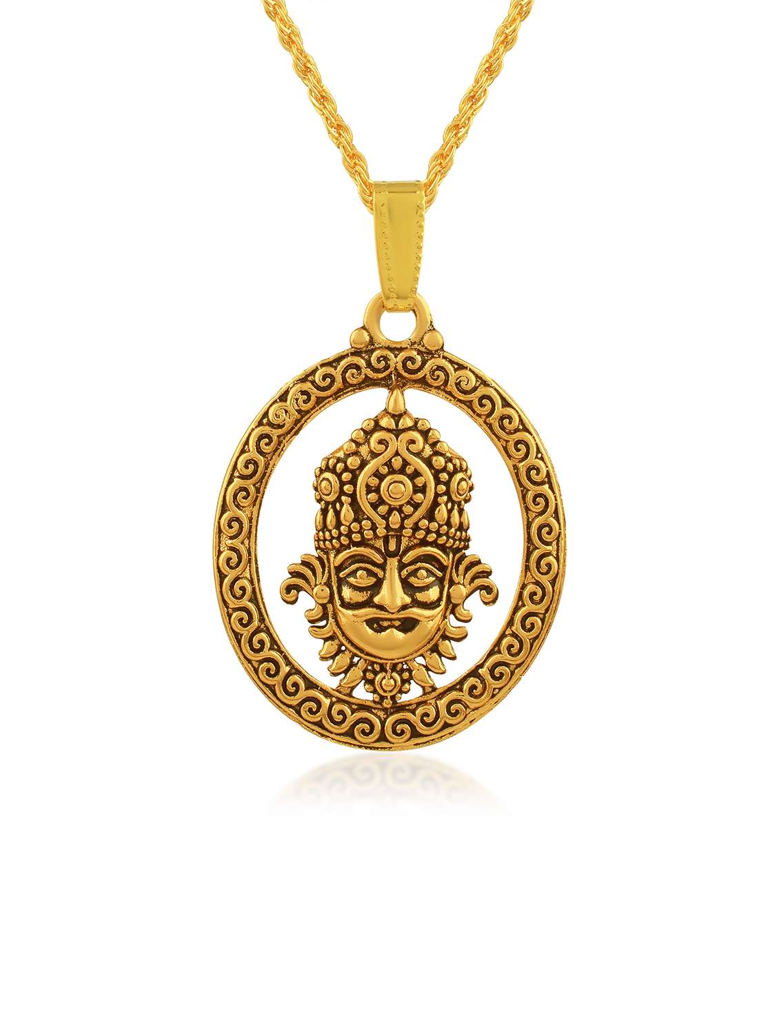 men gold plated pendant  - 19696639 -  Standard Image - 2