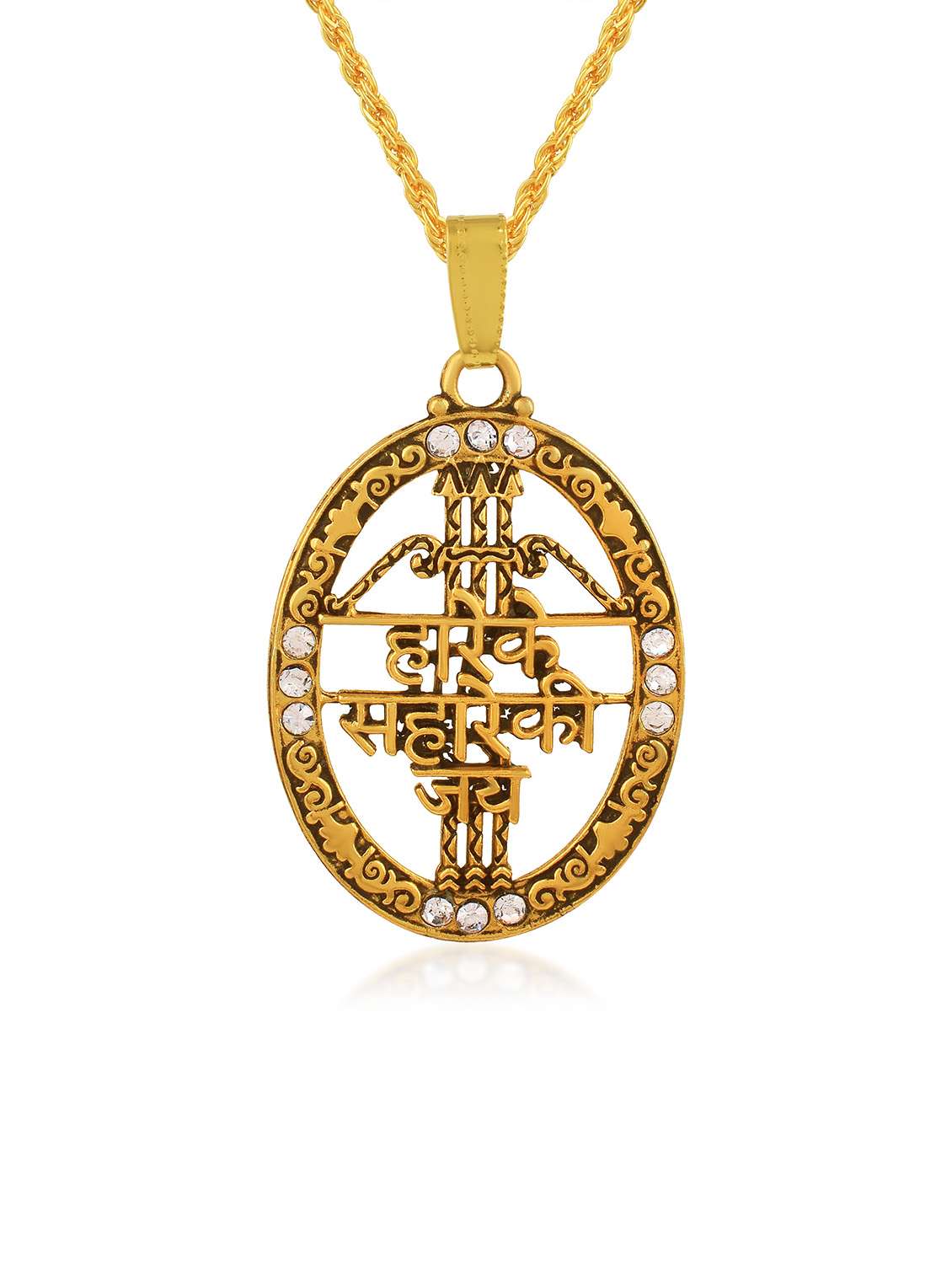men gold plated pendant  - 19696641 -  Standard Image - 2